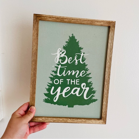 Best time of the year wall hanging Christmas decor - Picture 1 of 2